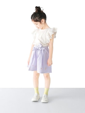 「L.COPECK（エルコペック）のアイテム（パンツ）」を使った、Wonder apartmentさん（キッズ・110cm）の秋コーディネート
