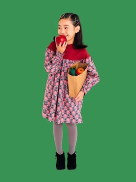 「nino（ニノ）のアイテム」を使った、Wonder apartmentさん（キッズ・110cm）の秋コーディネート