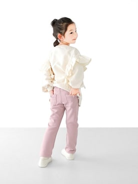 「L.COPECK（エルコペック）のアイテム（パンツ）」を使った、Wonder apartmentさん（キッズ・110cm）の秋コーディネート