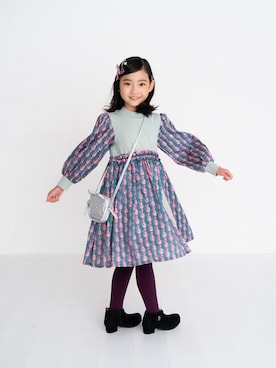 「nino（ニノ）のアイテム」を使った、Wonder apartmentさん（キッズ・130cm）の冬コーディネート