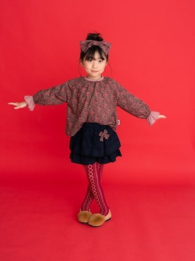 「nino（ニノ）のアイテム」を使った、Wonder apartmentさん（キッズ・130cm）の冬コーディネート