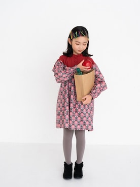 「nino（ニノ）のアイテム」を使った、Wonder apartmentさん（キッズ・120cm）の冬コーディネート