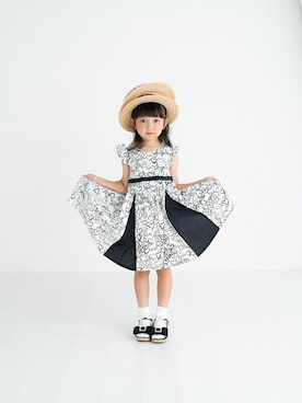 「nino（ニノ）のアイテム」を使った、Wonder apartmentさん（キッズ・120cm）の冬コーディネート