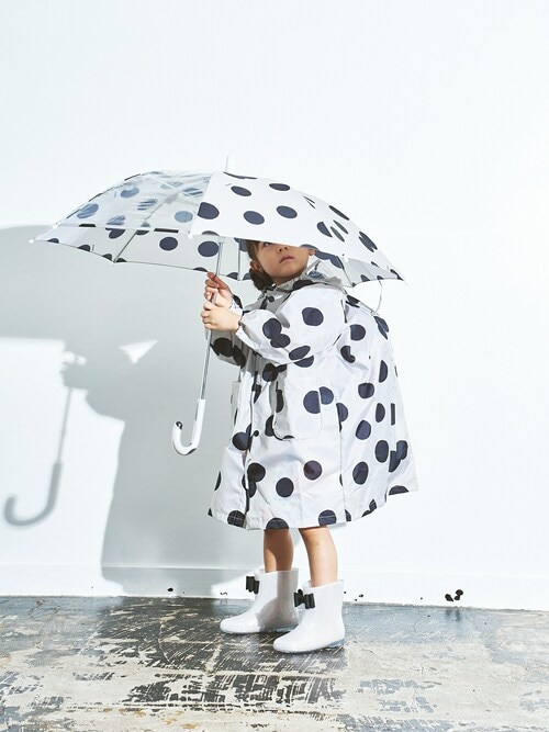 OLLEBOREBLA レインコート ドット柄 ブタさんアンブレラ OLLEBOREBLA レインコート ドット柄 ブタさんアンブレラ