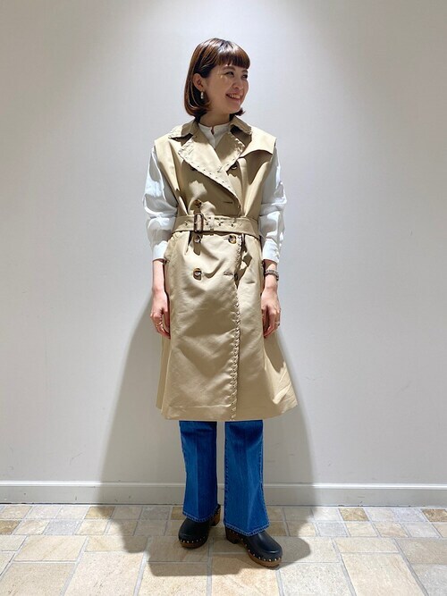 渡部 Ships アトレ恵比寿店 Shipsのトレンチコートを使ったコーディネート Wear 渡部 Ships アトレ恵比寿店 Shipsのトレンチコートを使ったコーディネート Wear