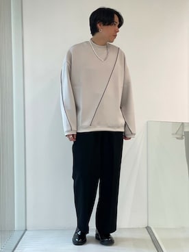 「PUBLIC TOKYO（パブリックトウキョウ）のアイテム（アクセサリー）」を使った、Kosuke Sugitaさん（メンズ・177cm）の夏コーディネート