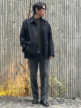 「PUBLIC TOKYO（パブリックトウキョウ）のアイテム（カバーオール）」を使った、Kosuke Sugitaさん（メンズ・177cm）の春コーディネート