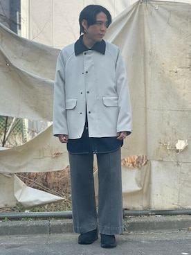 「PUBLIC TOKYO（パブリックトウキョウ）のアイテム（ブルゾン）」を使った、Kosuke Sugitaさん（メンズ・177cm）の春コーディネート