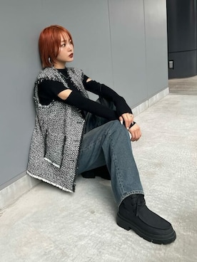 「EMODASTAFF」｜EMODA Official_STAFFさん（レディース・168cm）の秋コーディネート