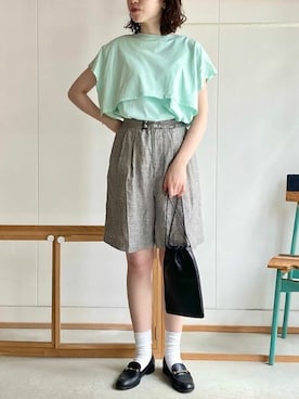 アトリエドゥサボンさん（レディース・161cm）の春コーディネート