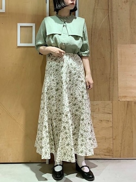 「figlondon」｜アトリエドゥサボンさん（レディース・159cm）の春コーディネート