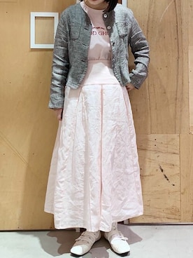 アトリエドゥサボンさん（レディース・159cm）の春コーディネート