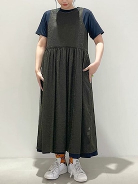 「I am I in fact...（アイアムアイインファクト）のアイテム」を使った、アトリエドゥサボンさん（レディース・159cm）の夏コーディネート