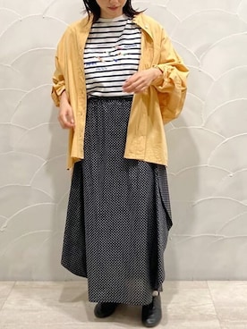 「I am I in fact...（アイアムアイインファクト）のアイテム」を使った、アトリエドゥサボンさん（レディース・148cm）の夏コーディネート