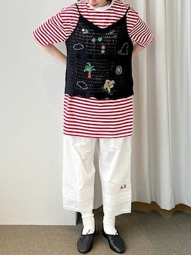 アトリエドゥサボンさん（レディース・157cm）の夏コーディネート