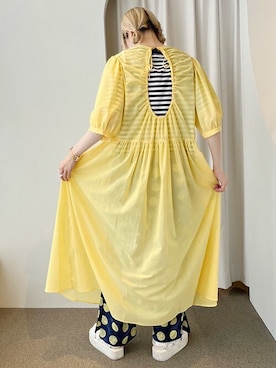 「I am I in fact...（アイアムアイインファクト）のアイテム」を使った、アトリエドゥサボンさん（レディース・162cm）の夏コーディネート