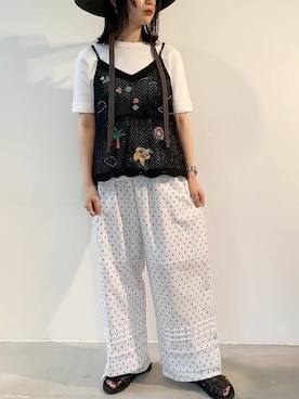 アトリエドゥサボンさん（レディース・155cm）の夏コーディネート