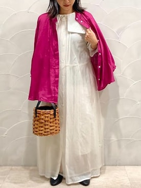 「I am I in fact...（アイアムアイインファクト）のアイテム」を使った、アトリエドゥサボンさん（レディース・148cm）の夏コーディネート