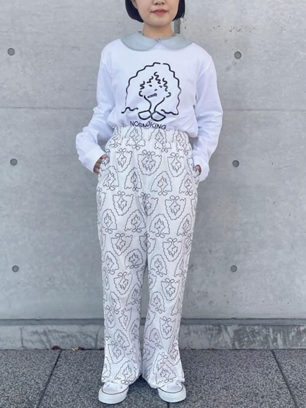 美品　TABAKO GIRL slit pants I am I in fact（アイアムアイインファクト）の「○TABAKO