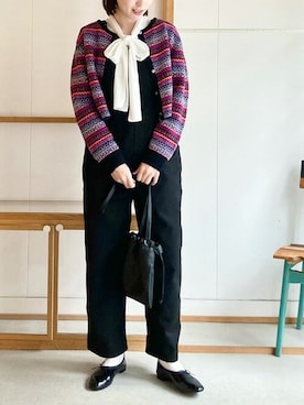 アトリエドゥサボンさん（レディース・161cm）の秋コーディネート