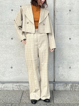 アトリエドゥサボンさん（レディース・153cm）の冬コーディネート