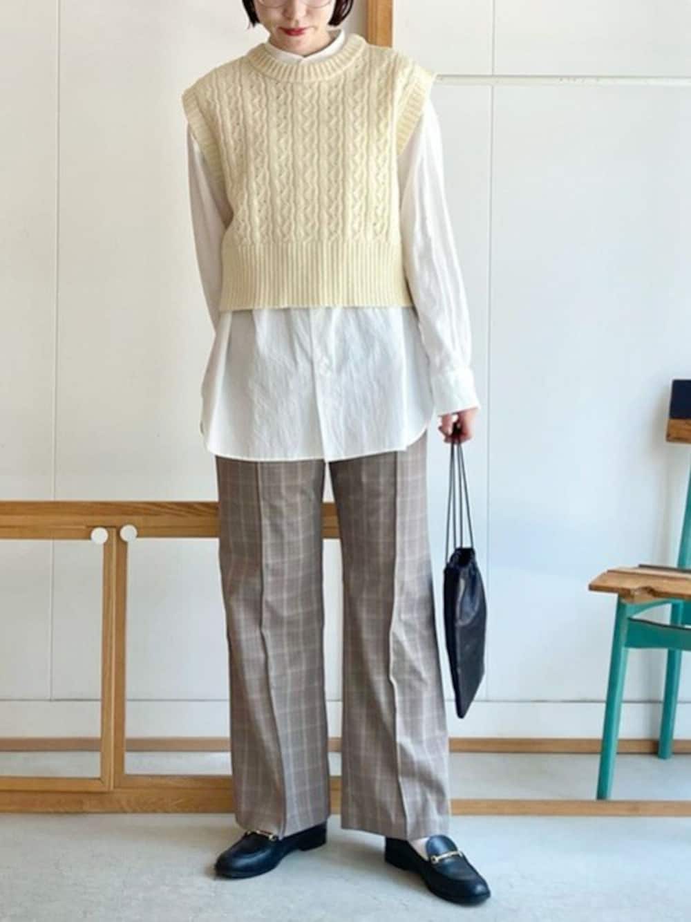 fig London（フィグロンドン）の「uncle CHECK PT（スラックス
