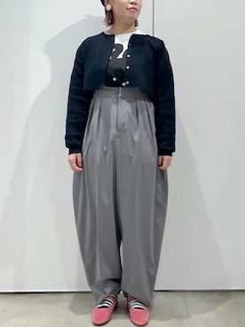 アトリエドゥサボンさん(レディース・155cm)の冬コーディネート