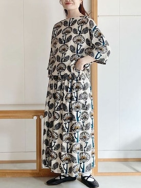 「peu pres（プープレ）のアイテム」を使った、アトリエドゥサボンさん（レディース・159cm）の冬コーディネート