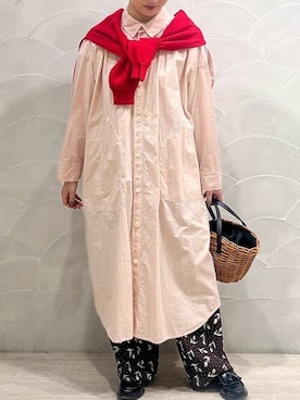 アトリエドゥサボン カラフルジャガード　お花あそびのカーディガン　新品 アトリエドゥサボン カラフルジャガード お花あそびの