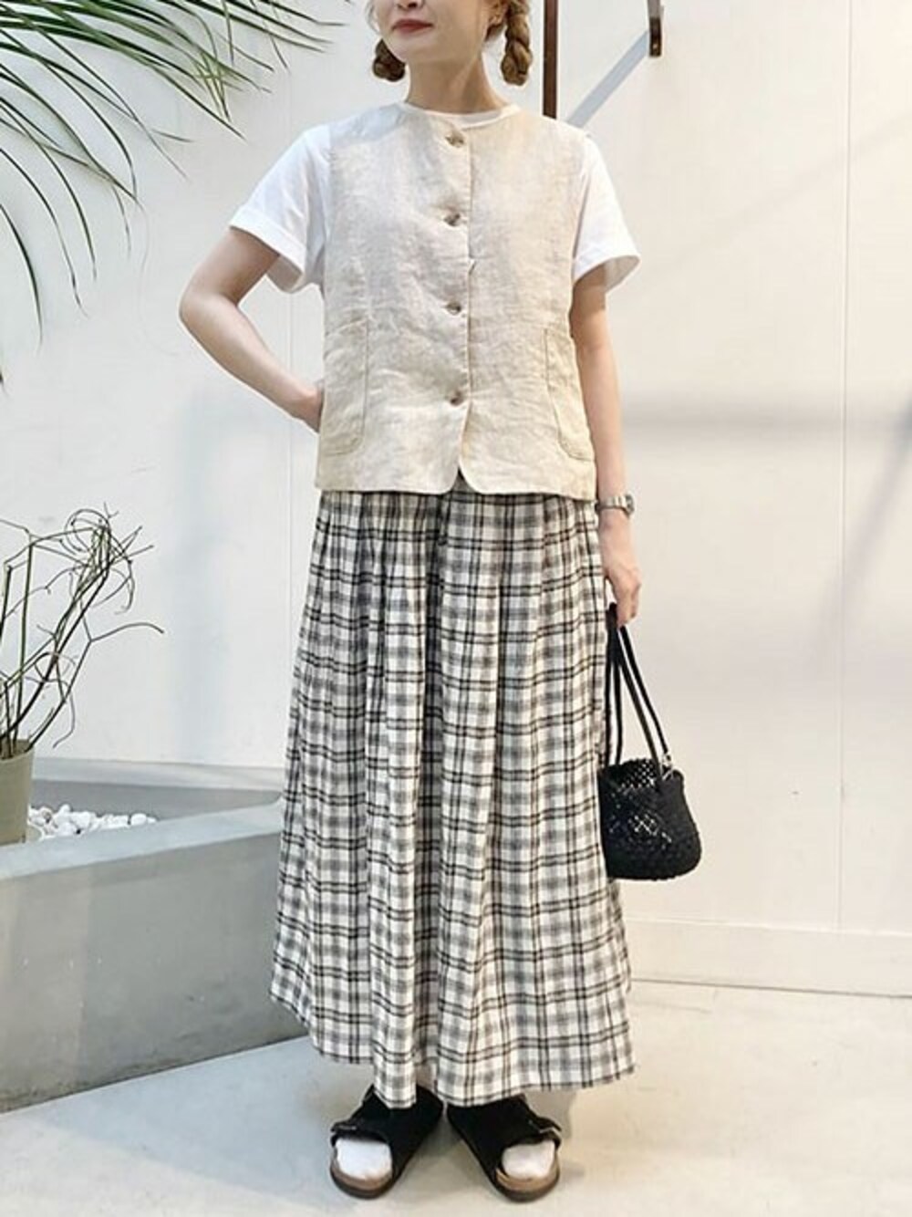 fig London（フィグロンドン）の「uncle LINEN vest（ベスト