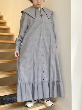「I am I in fact...（アイアムアイインファクト）のアイテム」を使った、アトリエドゥサボンさん（レディース・153cm）の秋コーディネート