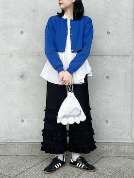 「I am I in fact...（アイアムアイインファクト）のアイテム」を使った、アトリエドゥサボンさん（レディース・163cm）の秋コーディネート