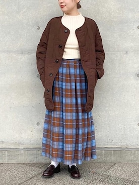 「figlondon」｜アトリエドゥサボンさん（レディース・156cm）の秋コーディネート