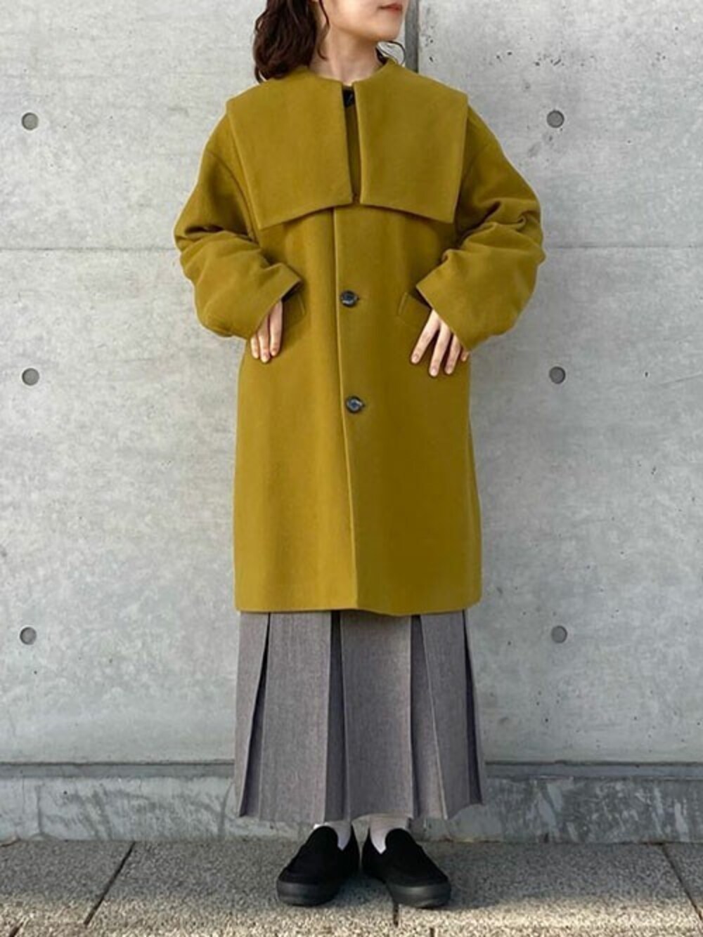 fig London（フィグロンドン）の「エアリアルパイル Lotta coat
