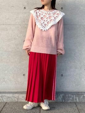 「I am I in fact...（アイアムアイインファクト）のアイテム」を使った、アトリエドゥサボンさん（レディース・148cm）の冬コーディネート