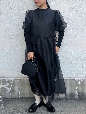 アトリエドゥサボンさん（レディース・155cm）の冬コーディネート