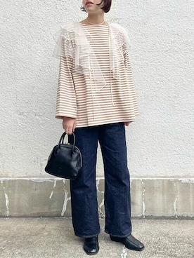 アトリエドゥサボンさん（レディース・163cm）の冬コーディネート