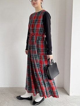 アトリエドゥサボンさん（レディース・160cm）の冬コーディネート