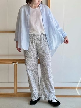 アトリエドゥサボンさん（レディース・161cm）の春コーディネート