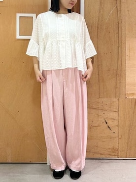 アトリエドゥサボンさん（レディース・156cm）の春コーディネート