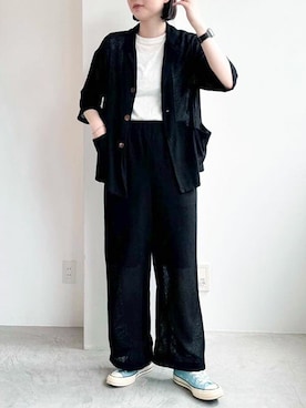 「SET UP」｜アトリエドゥサボンさん（レディース・164cm）の夏コーディネート