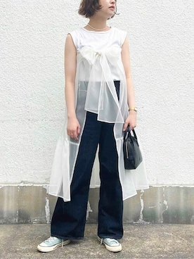 アトリエドゥサボンさん（レディース・163cm）の夏コーディネート