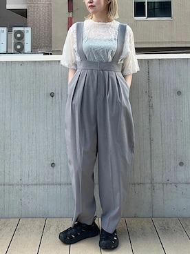 アトリエドゥサボンさん（レディース・157cm）の夏コーディネート