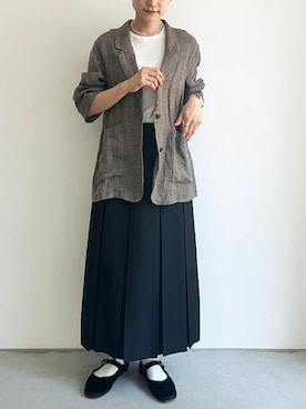 アトリエドゥサボンさん（レディース・160cm）の秋コーディネート