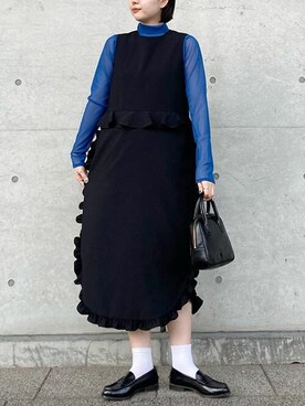 「I am I in fact...（アイアムアイインファクト）のアイテム」を使った、アトリエドゥサボンさん（レディース・164cm）の秋コーディネート