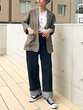 アトリエドゥサボンさん（レディース・160cm）の秋コーディネート