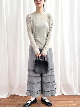 アトリエドゥサボンさん（レディース・160cm）の秋コーディネート