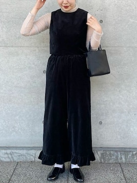 「I am I in fact...（アイアムアイインファクト）のアイテム」を使った、アトリエドゥサボンさん（レディース・156cm）の秋コーディネート