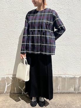 アトリエドゥサボンさん（レディース・156cm）の秋コーディネート