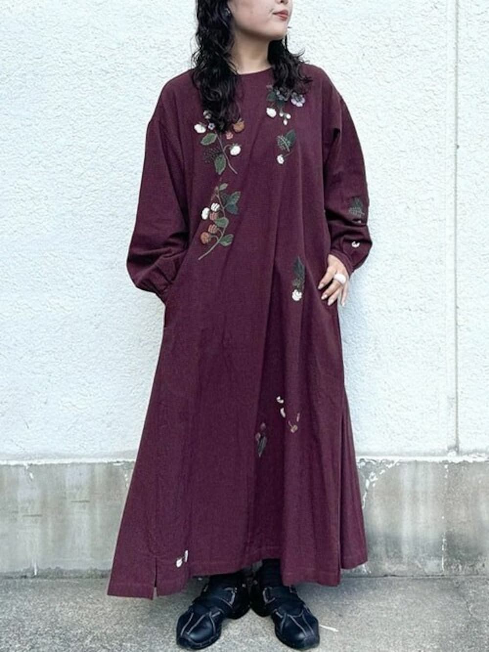 l'atelier du savon ワンピース 刺繍 アトリエドゥサボン